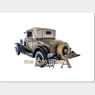 1930 Ford Model A Cabriolet Posters and Art